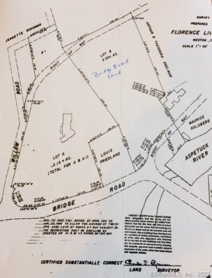 B Bridge, Weston, 06883, 0 , 0 ,0,Lots And Land For Sale,For Sale,Bridge,0,24161293